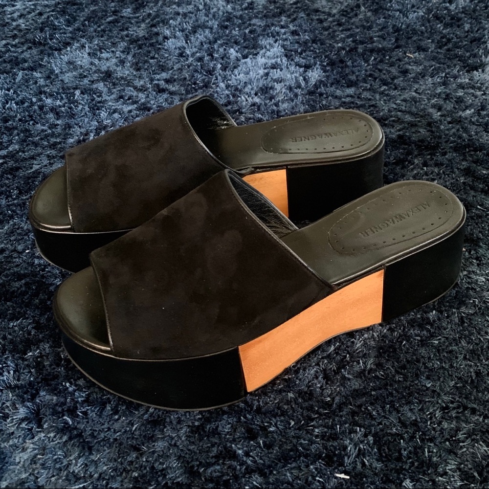 Alexa Wagner Suede Platform Sandals